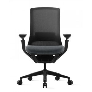 Kancelářská ergonomická židle ROLY BLACK - síťovina