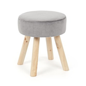 BIZZOTTO Pouf ADELINE šedý 0748161